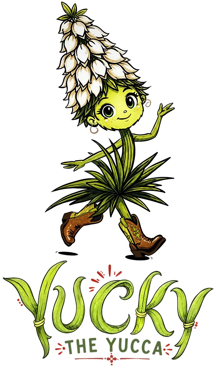 Yucky The Yucca Character