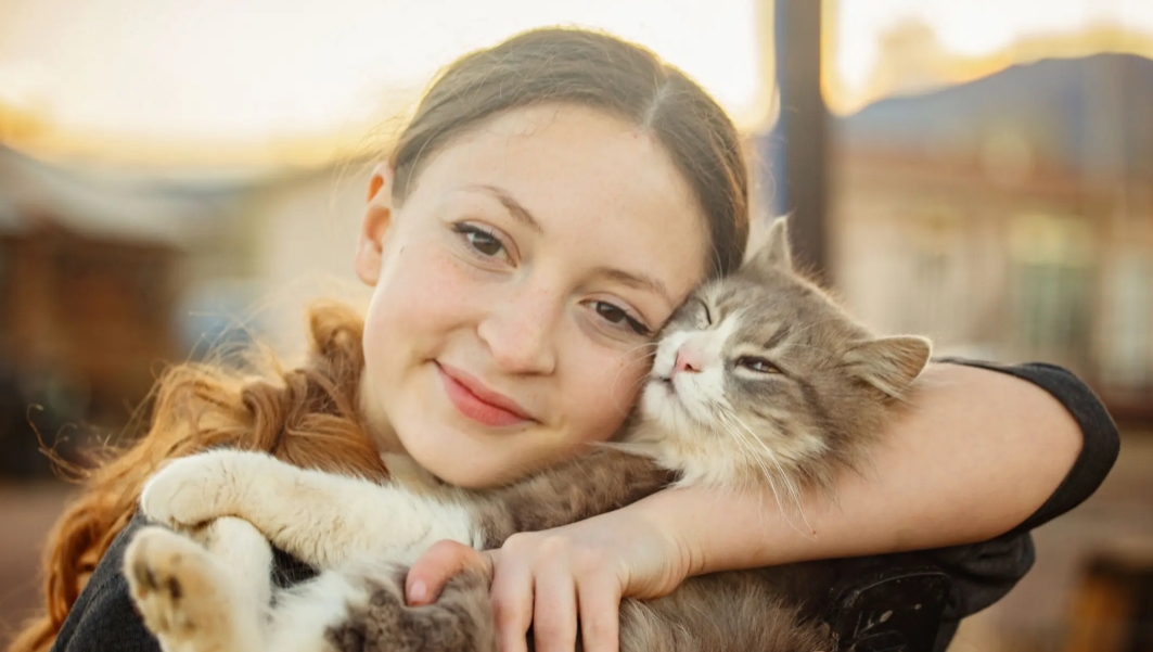 Breanne Lucero holding cat